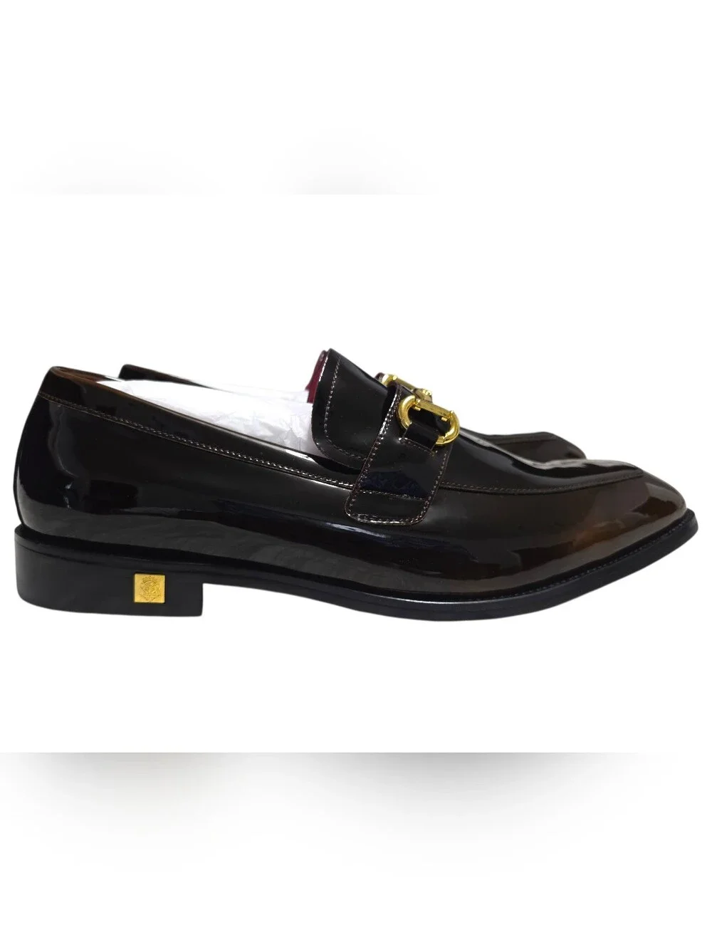 Paul Erphpre Paul Mens Dress Loafers Brown Patent Leather Red Bottom Sz 13